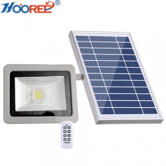 20W integrated LED remote waterproof led solar powered dusk to dawn flood light