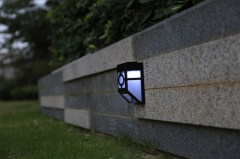 Diseño retro de las luces de pared al aire libre del jardín de la luz solar inalámbrica SL-90B