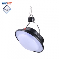 Hooree SL-360 60 LED Lámpara solar portátil de silicio monocristalino Luz de noche pequeña Luz para acampar