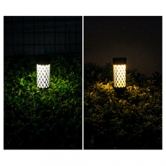 亚马逊热销10LED插地户外庭院花园装饰太阳能草坪灯