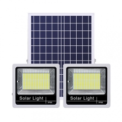 Patent Design Luzes de inundação solares duplas de controle remoto 80W 120W 180W 240W 300W 400W