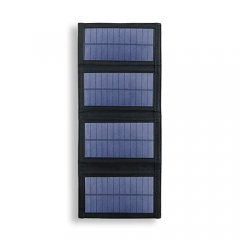 Foldable Mobile Phone Solar Panel Charger 8W Monocrystalline Silicon Portable Solar Charging Bag
