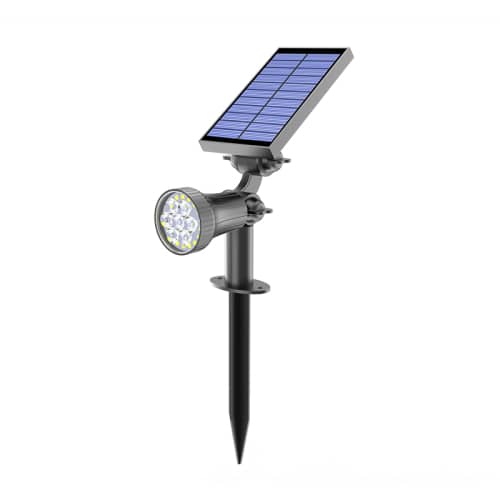 Projecteur solaire à 25 LED pour éclairage extérieur de jardin, lampe de voie de paysage