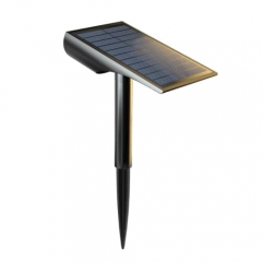 EU USA Patent Design 9 LED 9 Modes Outdoor Solar Landscape SpotLights, big solar panel with 120 degree adjustment