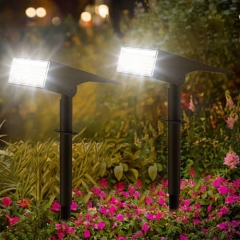 100 LED 4 Lighting Modes Solar Landscape Spotlights IP65 Waterproof for Garden, Yard, Pathway, House, Tree