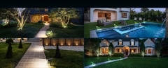 Solar Lights Outdoor Waterproof IP65, 66 LED 4 Lighting Modes Solar Powered Garden Yard Solar Spotlights for Outside Landscape Security, Tree, Pathway, Sculpture, Pool