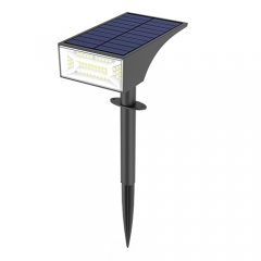 Solar SpotLights Outdoor IP65 Waterproof for Flag, Palm Tree, Pole, Sign, Statue, Mailbox, Bright 56 LED Outside Landscape Flood Spotlights for Accent Uplighting Yard, Garden, House, Backyard, Patio