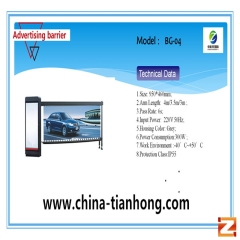 New Parking System Community Intelligent Advertising Barrier Car Parking Boom Barrier Gate