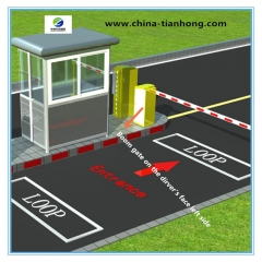 Remote Control Security Gate Straight Automatic Parking Boom Barrier Gate