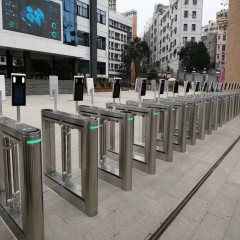 20 Lanes Thermometer Face Recognition Control Swing Gate