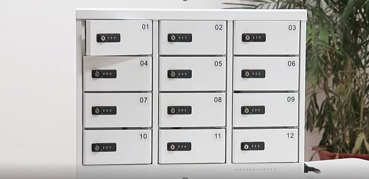 Storage & Cell Phone Charger Locker