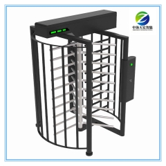 New Full Height Turnstile with Powder Coating Steel & Stainless Steel