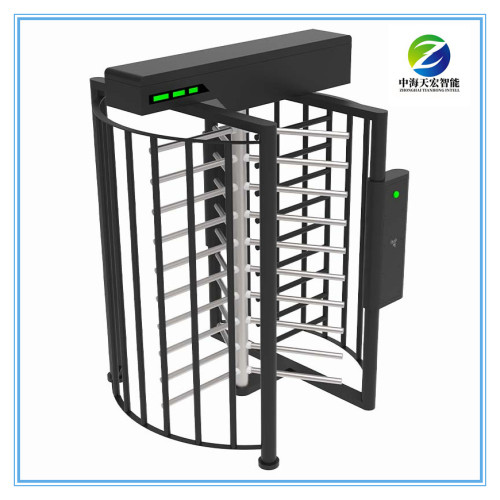New Full Height Turnstile with Powder Coating Steel & Stainless Steel