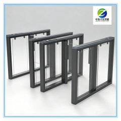 2026 China New Made Super Luxury Speed Gate Turnstile with Face ID & Barcode Controller