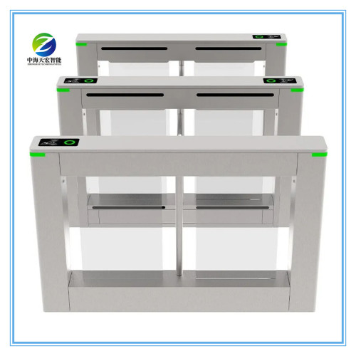 Pedestrian Access Control Swing Barrier Turnstile with Integrated Facial Recognition System