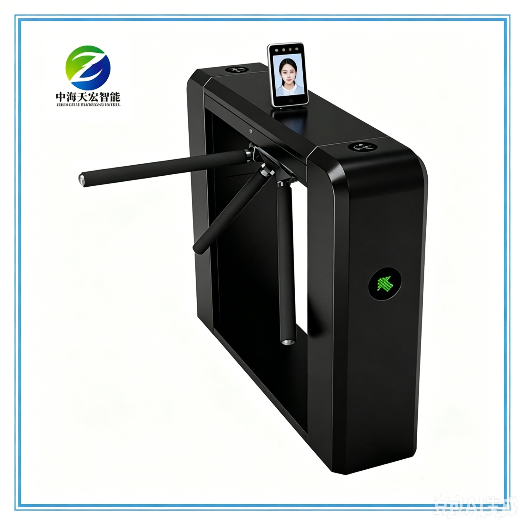 High Security Pedestrian Tripod Turnstile Access Control Gate
