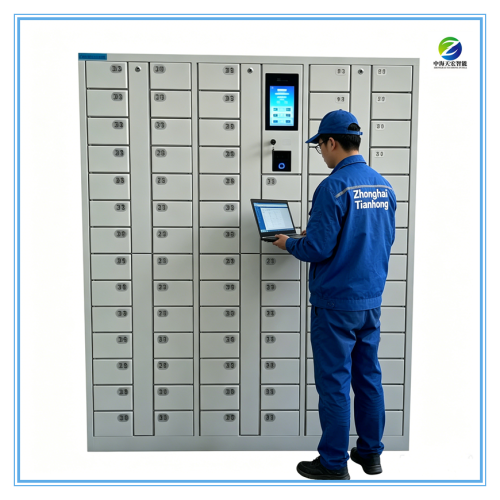 Smart Fingerprint Recognition Locker for Employee Phone Storage