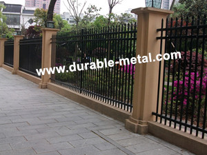 Ornamental Steel Boundary Fencing