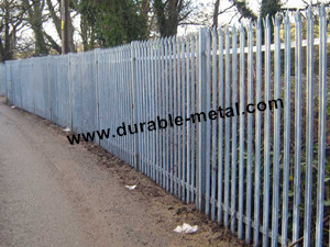 Hot Dip Galvanized Sharp Steel Palisade