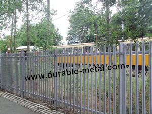 Hot Dip Galvanized Sharp Steel Palisade