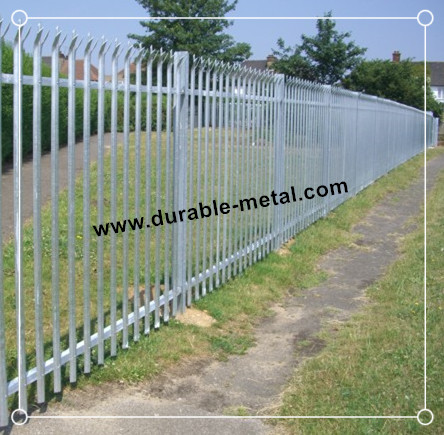 Hot Dip Galvanized Sharp Steel Palisade