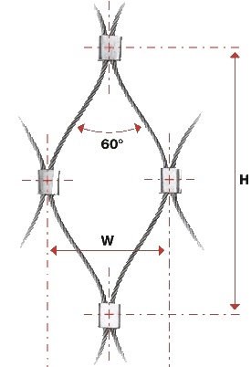 Stainless Steel Wire Rope Mesh Netting