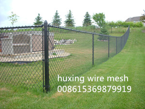 Sell 8 Feet PVC Coated Chain Link Mesh Fabric for Security Fence - Anping Huxing Wire Mesh Products Co.,Ltd