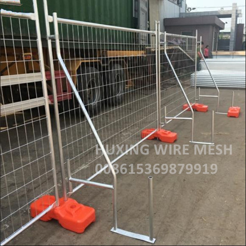 Australia Standard Weld Mesh Perimeter Temporary Fence with Plastic Feet Block