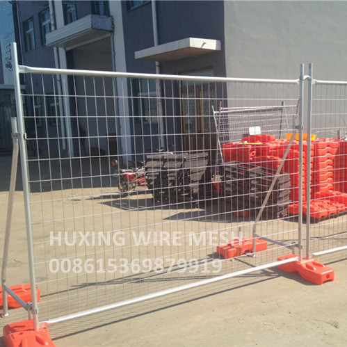 Australia Standard Weld Mesh Perimeter Temporary Fence with Plastic Feet Block