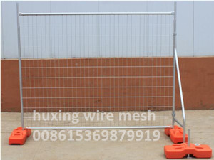 Australia Standard Weld Mesh Perimeter Temporary Fence with Plastic Feet Block