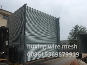 2100x2400mm O.D 32mm Wall Thick1.6mm HDG Weld Temporary Fence Panels