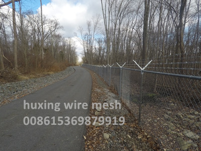 Chain Link Mesh Perimeter Security Road Fence