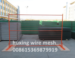 6′*9.5′ Canada Standard PVC Powder Coated Wire Mesh Temporary Fence Panels