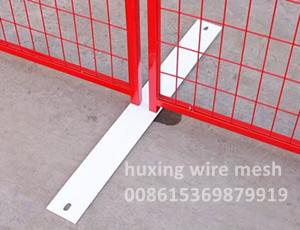 PVC Powder Coated Portable Fence Feet