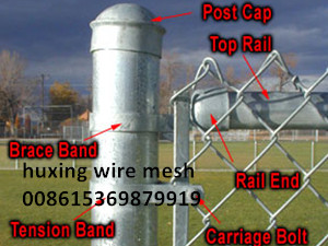 Commercial Hot Galvanized Chain Link Fence Parts & Gate Hardware