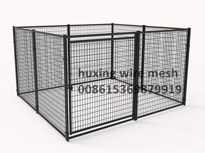 Large Pet Enclosure Outside Dog House Steel Wire Dog Fence Kennel Kit - Anping Huxing Wire Mesh Products Co.,Ltd