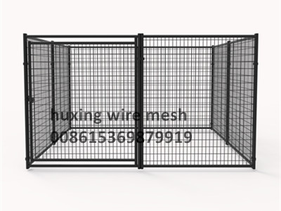 10'x10'x6' Powder Coated Backyard Welded Wire Fence Dog Kennel Dog Runs