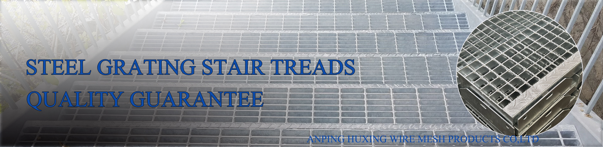 Durable Mild Steel Stair Treads Outdoor Safety HDG Metal Stair Treads Grating