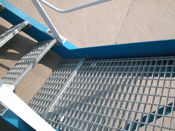 Durable Outdoor Safety HDG Metal Stair Treads
