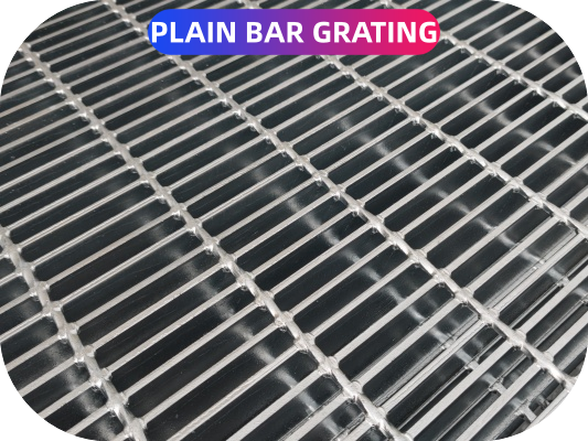 plain bar steel grating