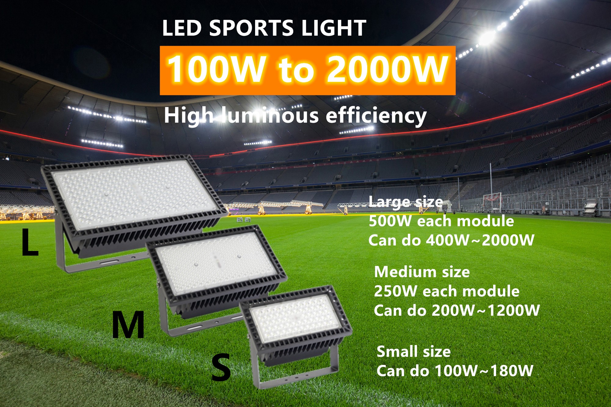 500W Sports light Stadium light