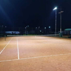 Tennis Court used of our 250W Sports light in 2019 in Paraguay