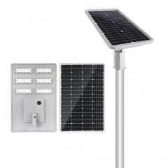10000lumens high quality integrated all in one solar led street light for city streets projects , high way