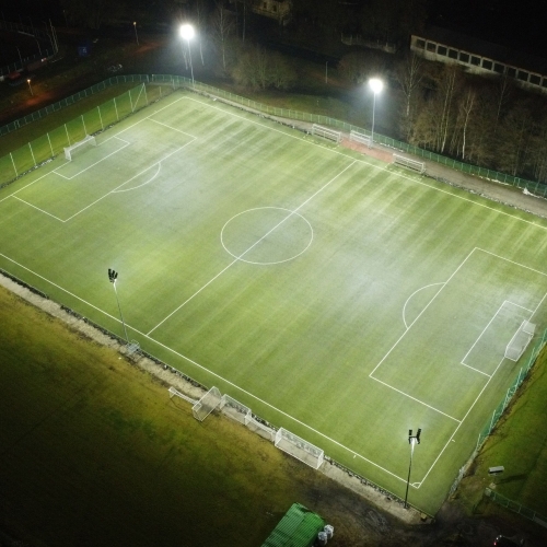 Football field used PENEL 1000W Sports lights in 2022 in Czech