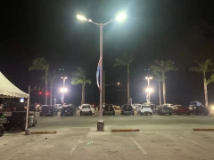 PENEL integrated Solar street lights were installed in a large mall parking lot in 2022 in USA