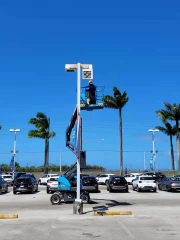 PENEL integrated Solar street lights were installed in a large mall parking lot in 2022 in USA