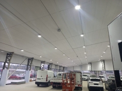 PENEL 150W LED High Bay lights were used in a car showroom in 2023 in Chile