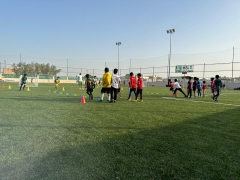 A soccer field used PENEL 1000W Sports lights in 2023 in Saudi Arabia