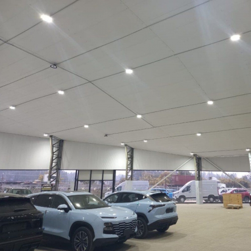 PENEL 150W LED High Bay lights were used in a car showroom in 2023 in Chile