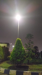 PENEL Integrated Solar LED Streetlights were lighting up at night in 2022 in Indonesia